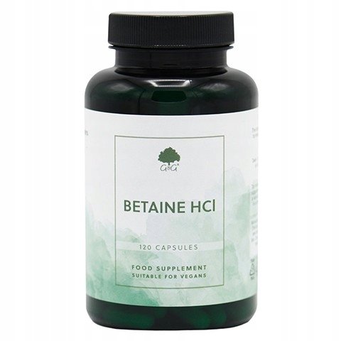 G&G, Betaine HCL Betaina, 120 kaps.