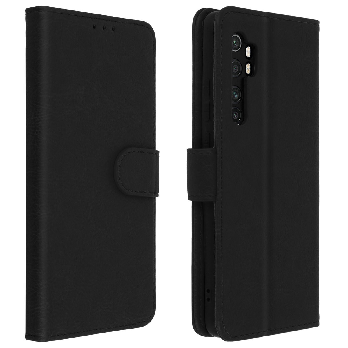 Tylna obudowa Xiaomi Mi Note 10 Lite Full Function Wallet Czarny