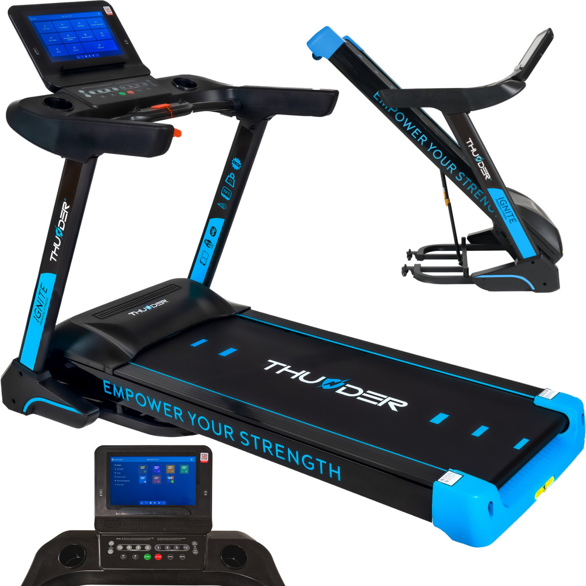 Bieżnia elektryczna THUNDER IGNITE-S-TFT-BLACK