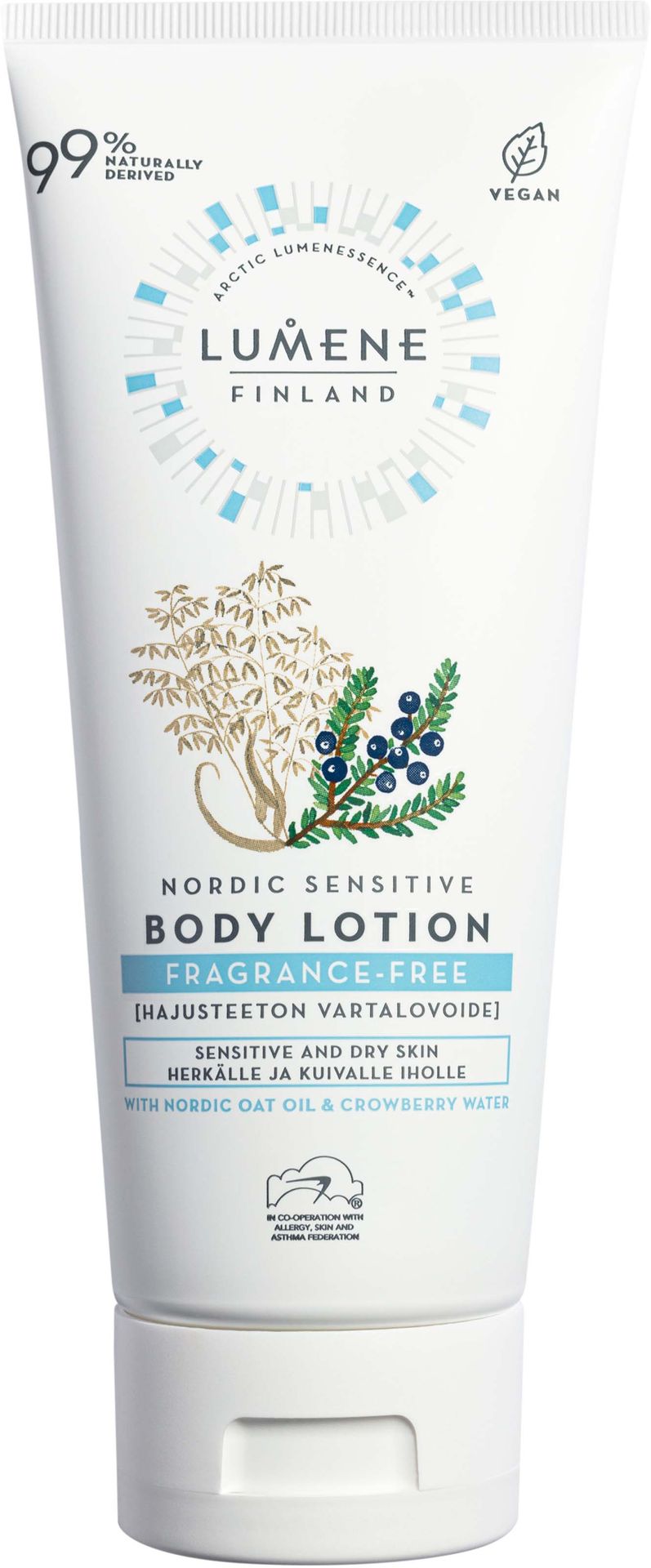 Lumene Nordic Sensitive Fragrance-free Body Lotion (200ml)