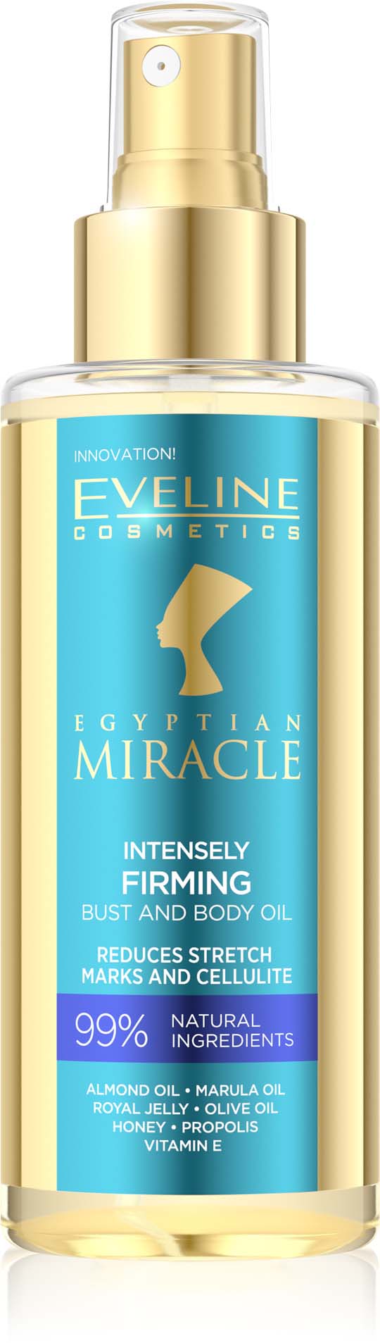 Eveline COSM Egyptian Miracle intensywnie ujędrniający olejek do biustu i ciała 150ml