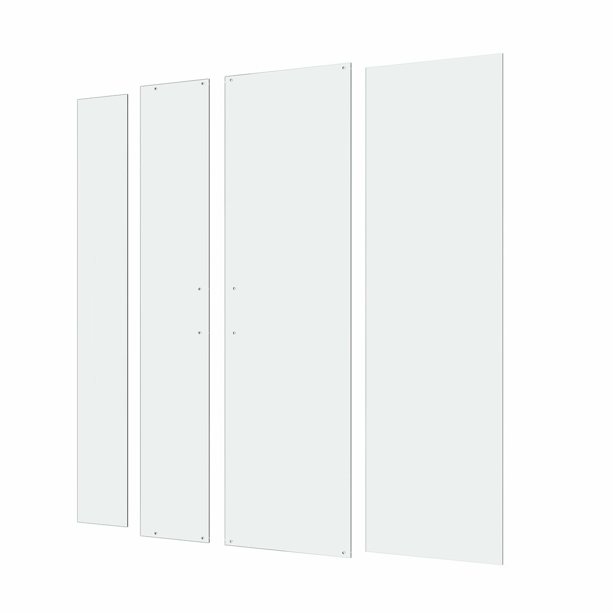 Szkło kabiny prostokatnej transparentne Easy 120 X 70 X 190 Sensea
