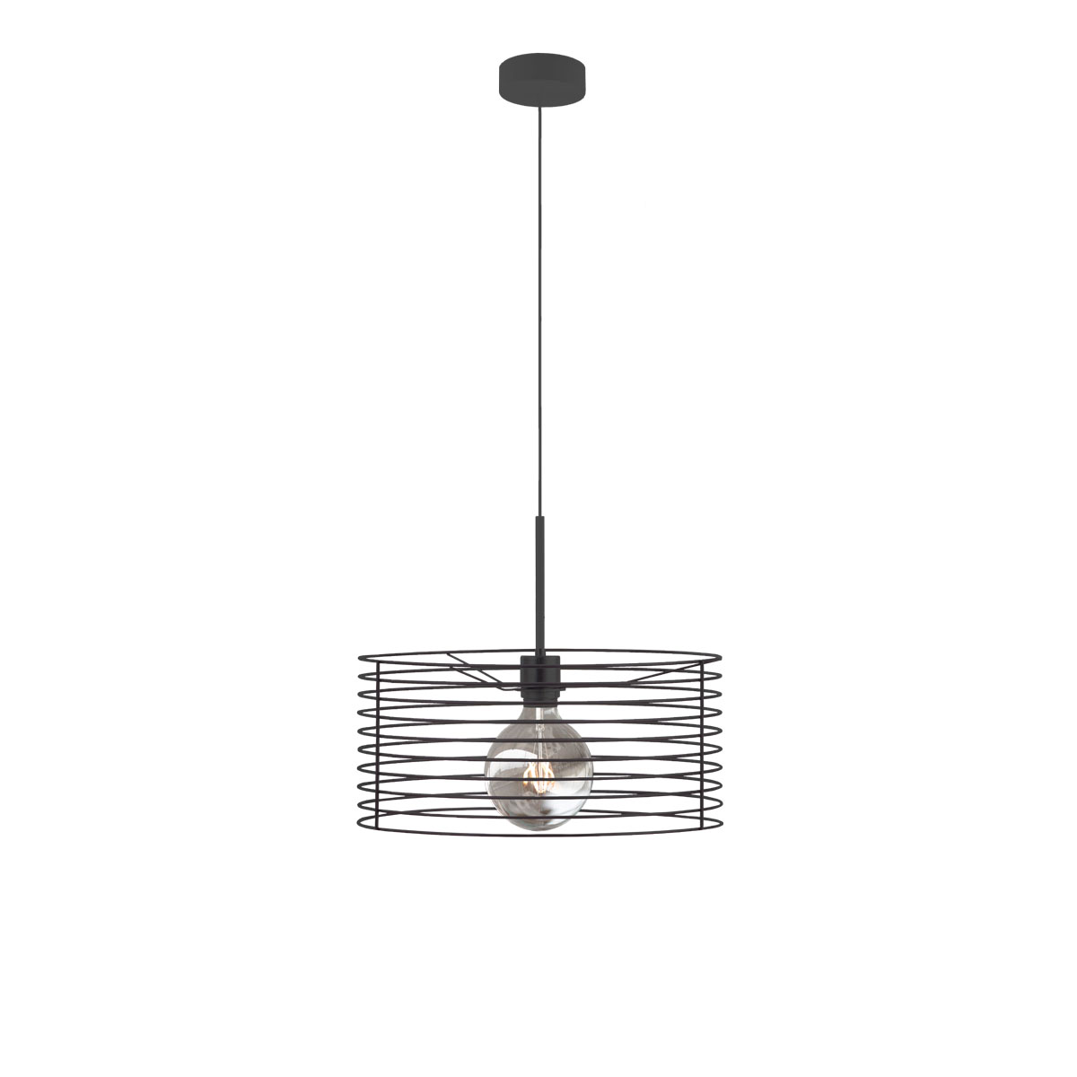 Industrialna lampa wisząca z regulowaną długością przewodu CLIZA LOFT bialy, biały null