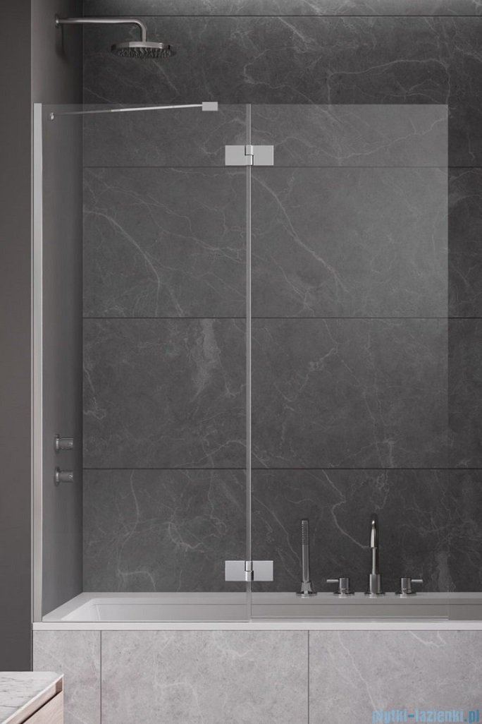 Radaway Essenza Pnd II parawan nawannowy 120cm lewy szkło przejrzyste 110002120-01-01L