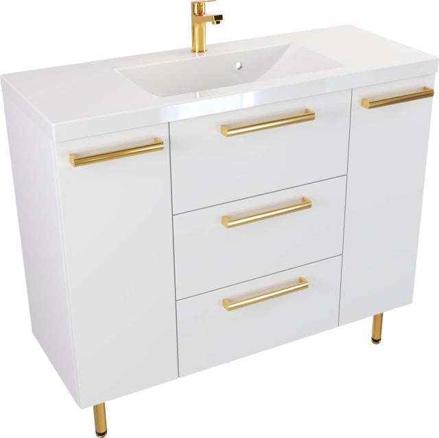 Szafka Umywalkowa Stojąca w stylu Loft ATHOS 100 cm D UZ MATOWA