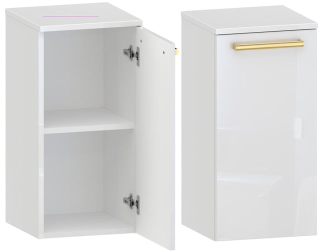 Słupek Łazienkowy ATHOS 35 1D D P- Uchwyt Złoty