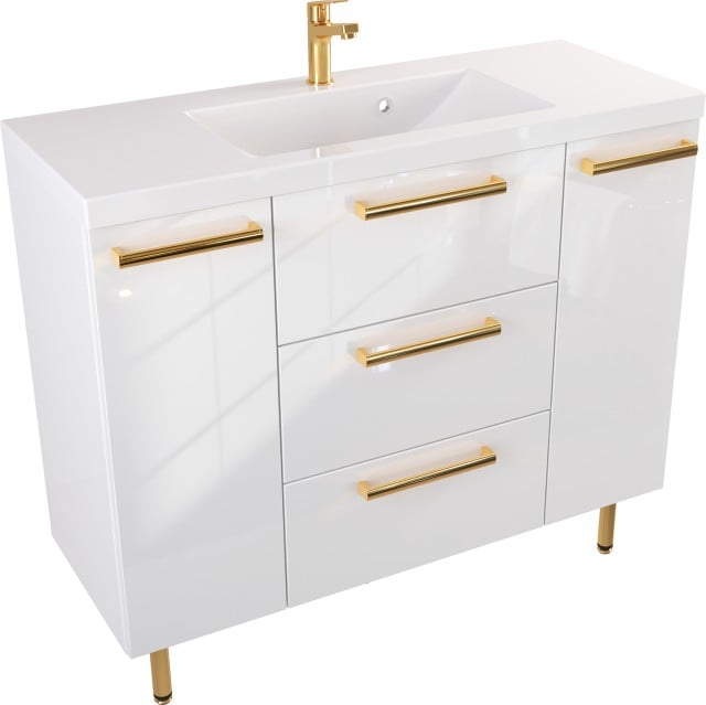 Szafka Umywalkowa Stojąca w stylu Loft ATHOS 100 cm D UZ