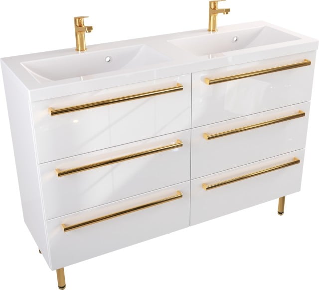 Szafka Umywalkowa Stojąca ATHOS 120 cm DUO UZ