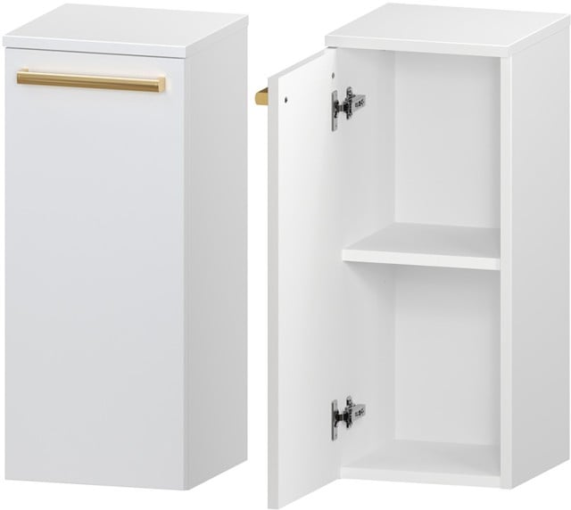 Słupek Łazienkowy matowy ATHOS 1D D L - Uchwyt Złoty