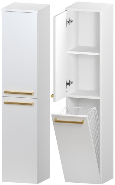 Słupek Łazienkowy ATHOS 30 2D K L - Uchwyt Złoty