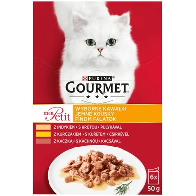 Purina Gourmet MON PETIT KOLEKCJA DROBIOWYCH FILECIKÓW Zakupy dla domu i biura! 12377963