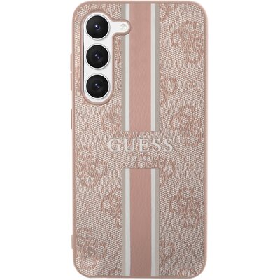 Guess GUHCS23SP4RPSP S23 S911 różowy/pink hardcase 4G Printed Stripe