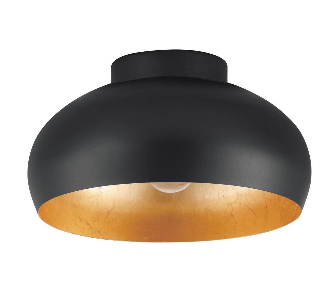 Eglo 900554 - Plafon MOGANO 1xE27/40W/230V czarny/złoty
