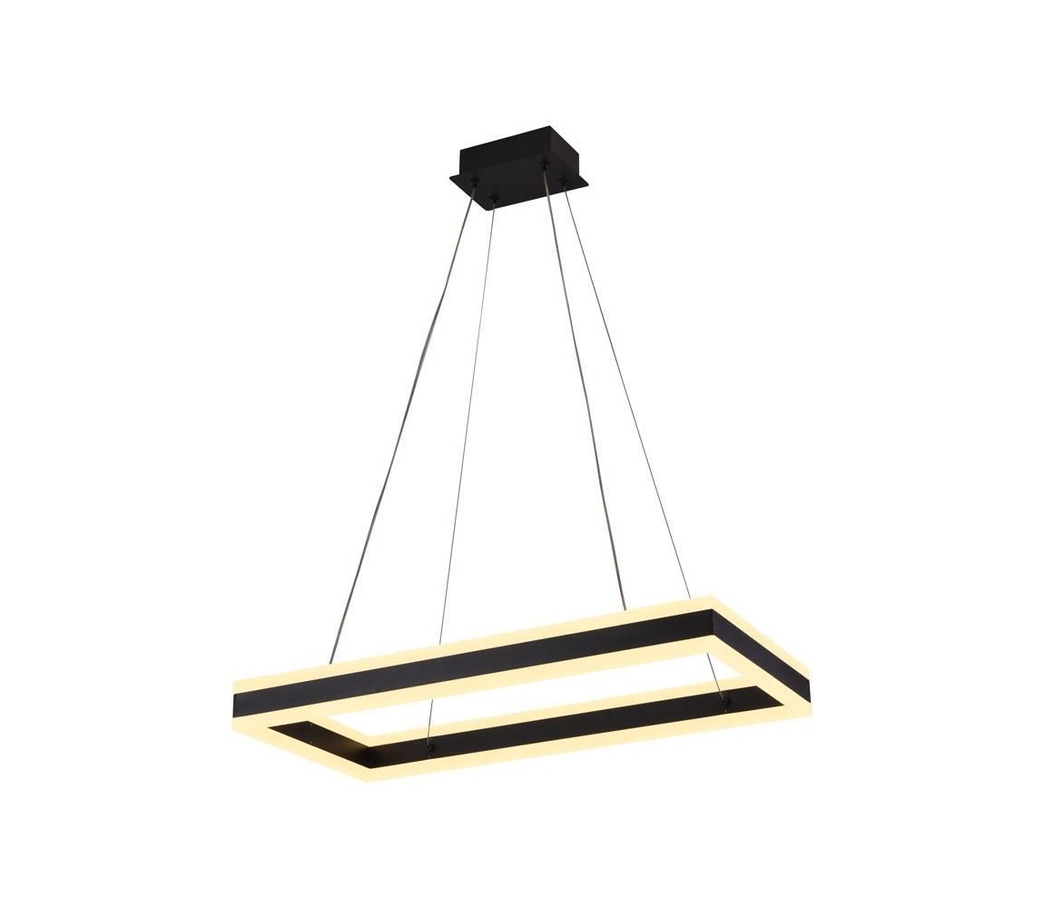 LED Ściemnialny żyrandol na lince LED/80W/230V 3000-6500K + pilot