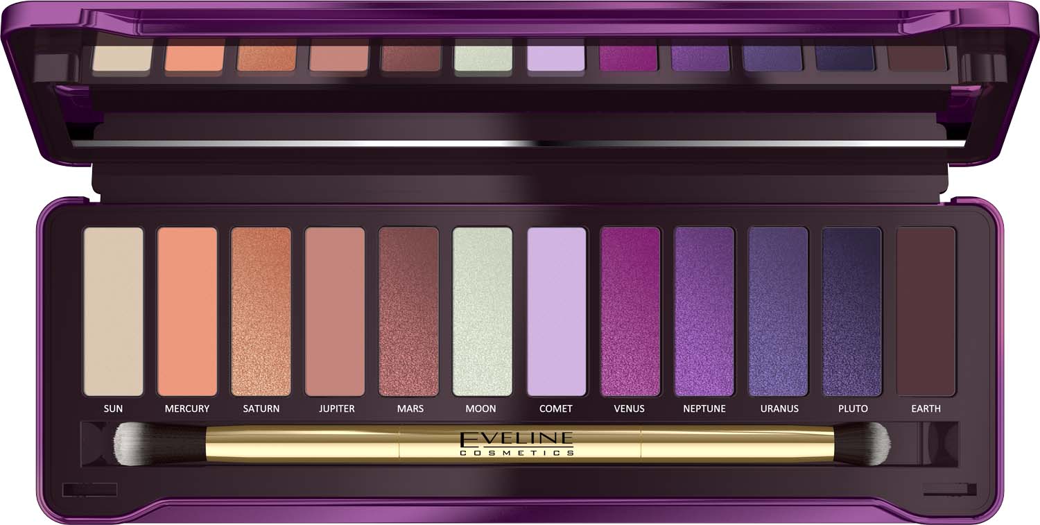 Eveline Mystic Galaxy Paleta Cieni Do Powiek