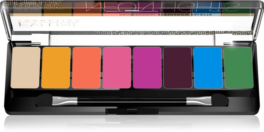 Eveline Neon Lights Paleta Cieni Do Powiek 8G