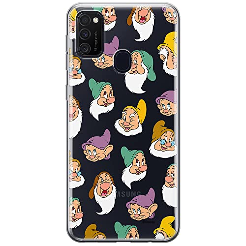 ERT GROUP etui na telefon Samsung M21 / M30S, case oryginalny i oficjalnie licencjonowany przez Disney, wzór Snow White and the Seven Dwarfs 015, plecki z TPU częściowo przeźroczyste