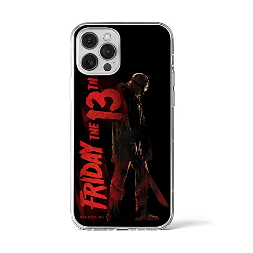 ERT GROUP etui na telefon Apple Iphone 12 PRO MAX, case oryginalny i oficjalnie licencjonowany przez Horror, wzór Friday the 13th 011, optymalnie dopasowane, plecki z TPU
