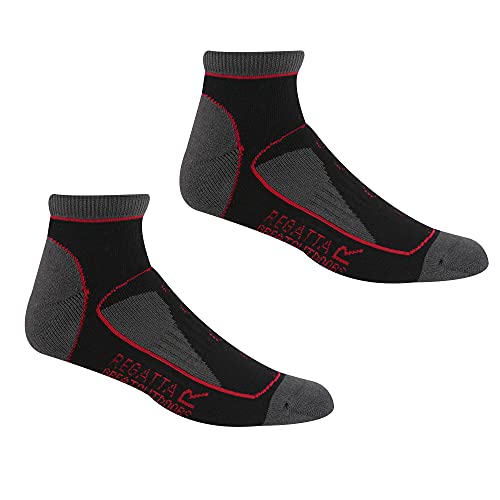 Regatta Damskie skarpety Samaris Trail Czarny/CheryPink M