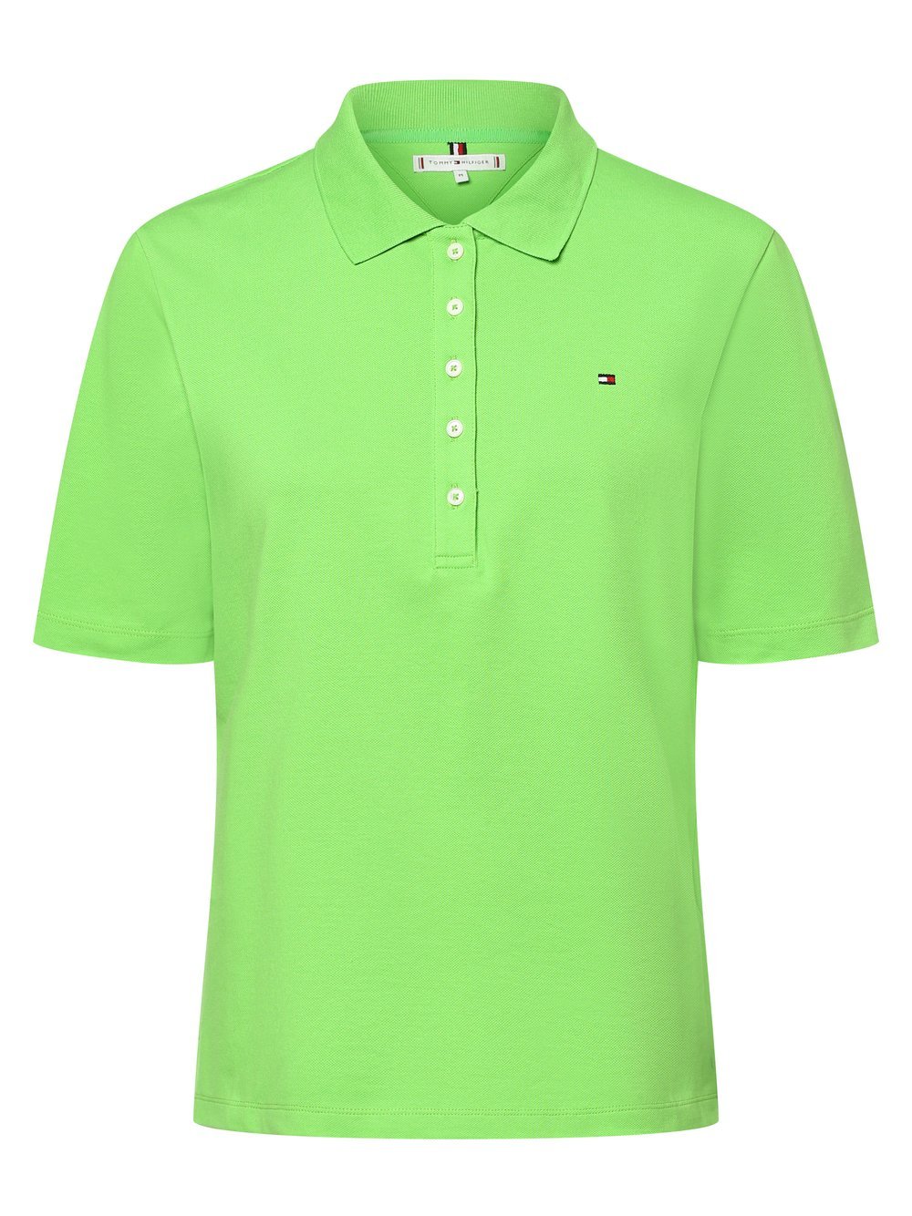 Tommy Hilfiger - Damska koszulka polo, zielony