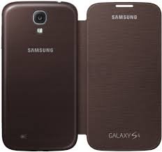 Samsung Oryginalne etui GALAXY S4 i9500 Flip Cover brązowe TTT