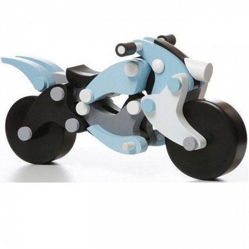 CUBIKA Cubika, Drewniany Chopper, Niebieski