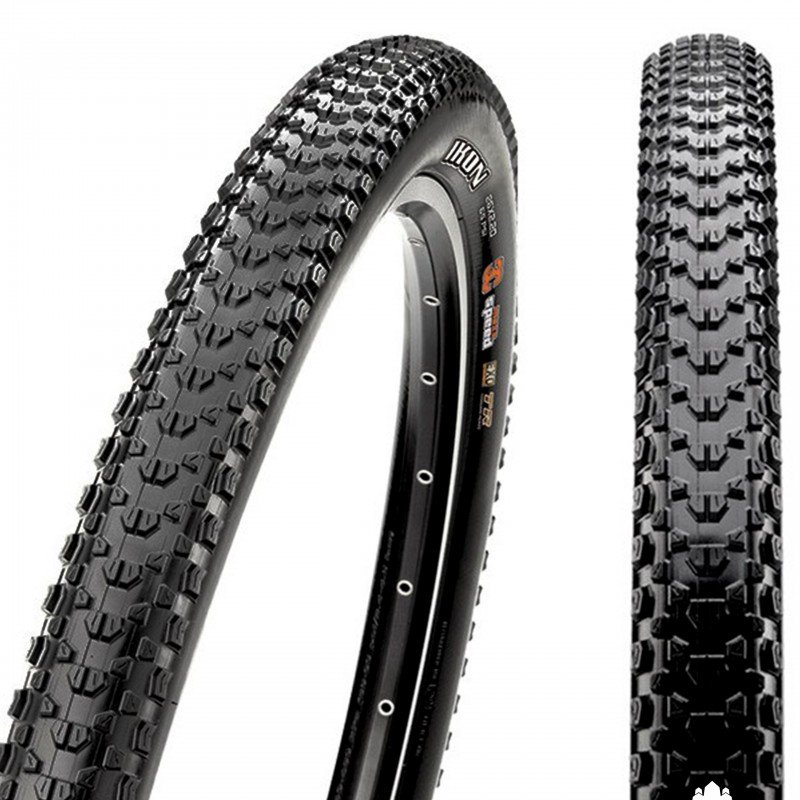 Maxxis Opona Ikon czarny / Gęstość oplotu: 60 TPI / Mieszanka: 60a / 70a / Rozmiar koła: 27,5