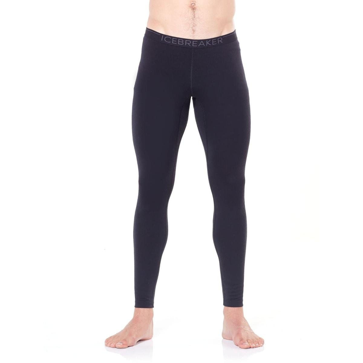 Icebreaker Icebreaker 200 Oasis Legginsy Mężczyźni, black/monsoon S 2020 Spodnie z wełny merynosów bazowe