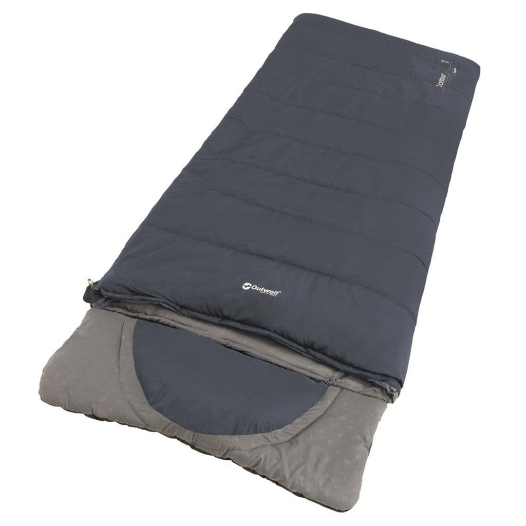 OUTWELL Contour Lux Sleeping Bag, deep blue Left Zipper 2021