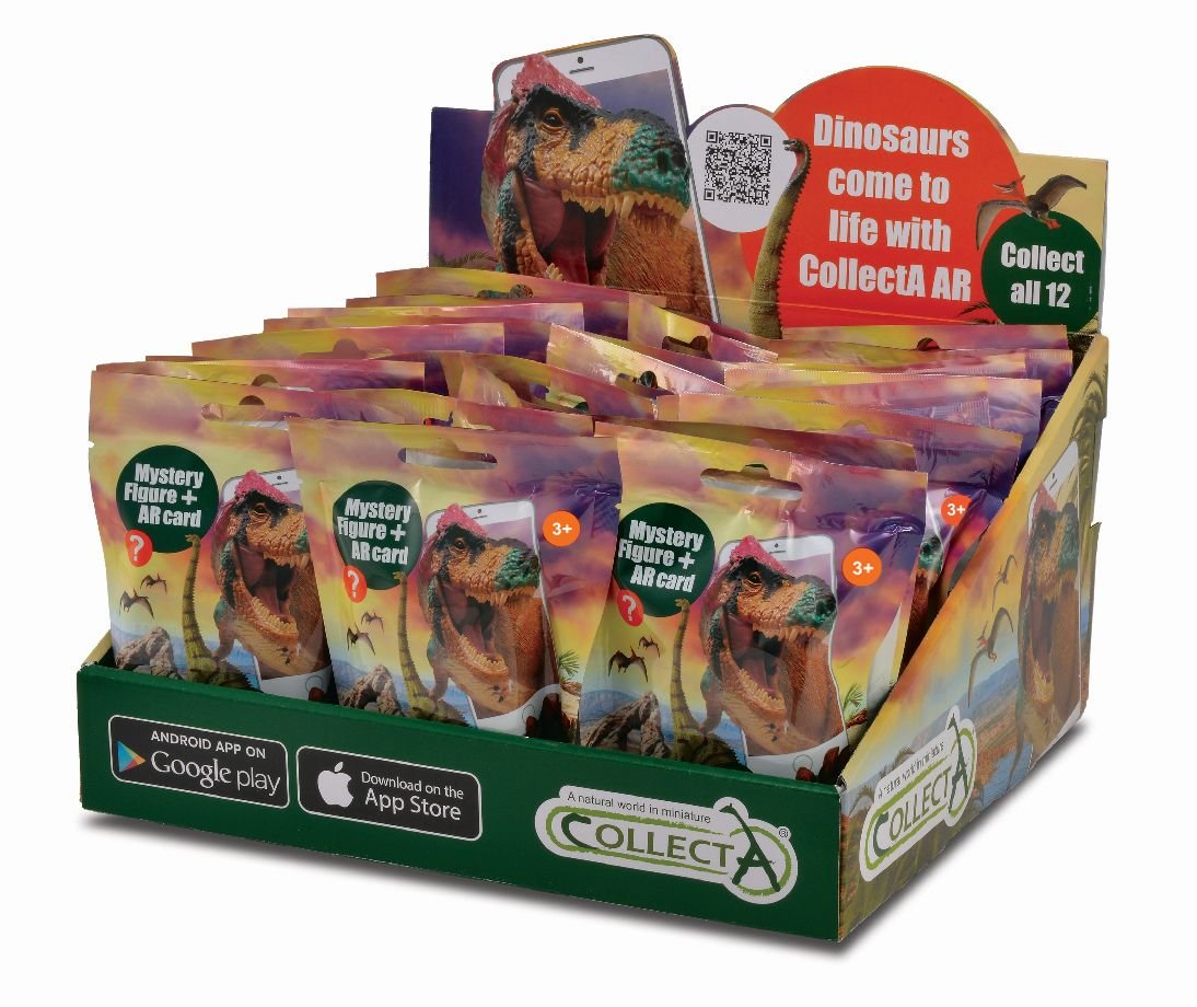 Collecta, Figurka kolekcjonerska, Saszetka Z Wirtualną Rzeczywistością Dinozaury