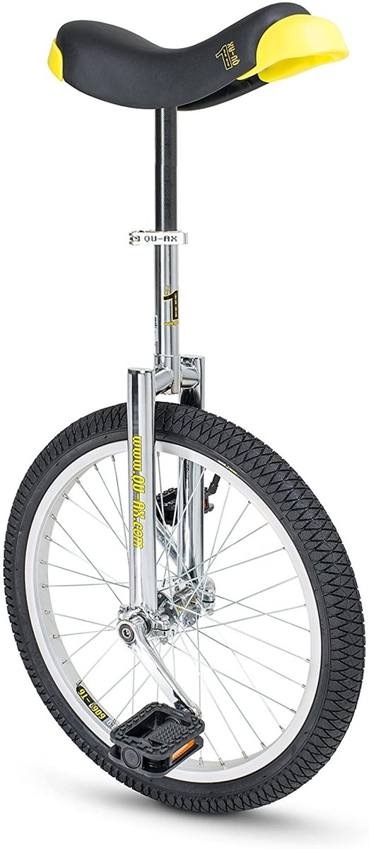 QU-AX QU-AX Luxus Monocykl, srebrny/czarny 20