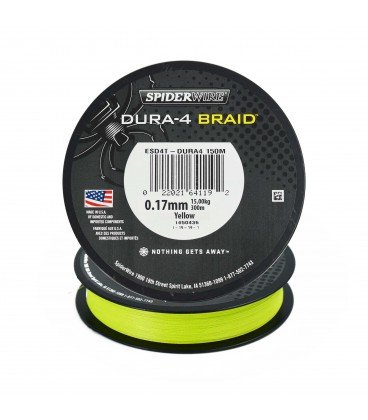 Plecionki Spiderwire Dura 4 Yellow 300m 0,17 mm