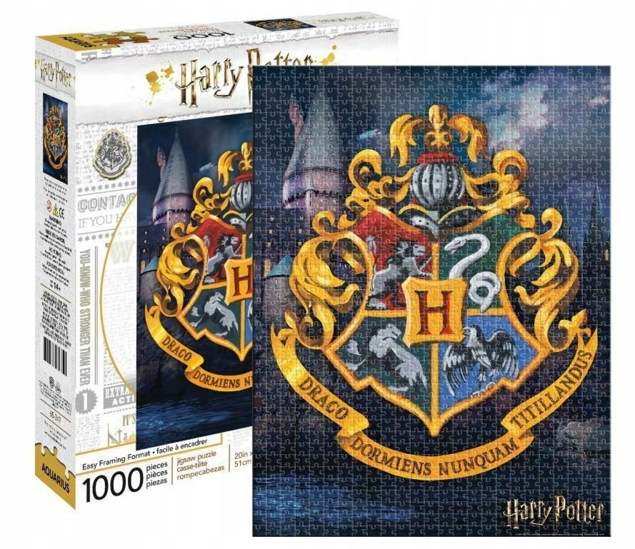 Puzzle, Harry Potter, Hogwarts Logo, 1000 el.