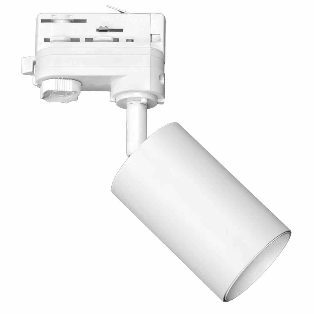 Eko-Light Pipe Track Spot Light White 1xGU10 3 Circuit ML7678