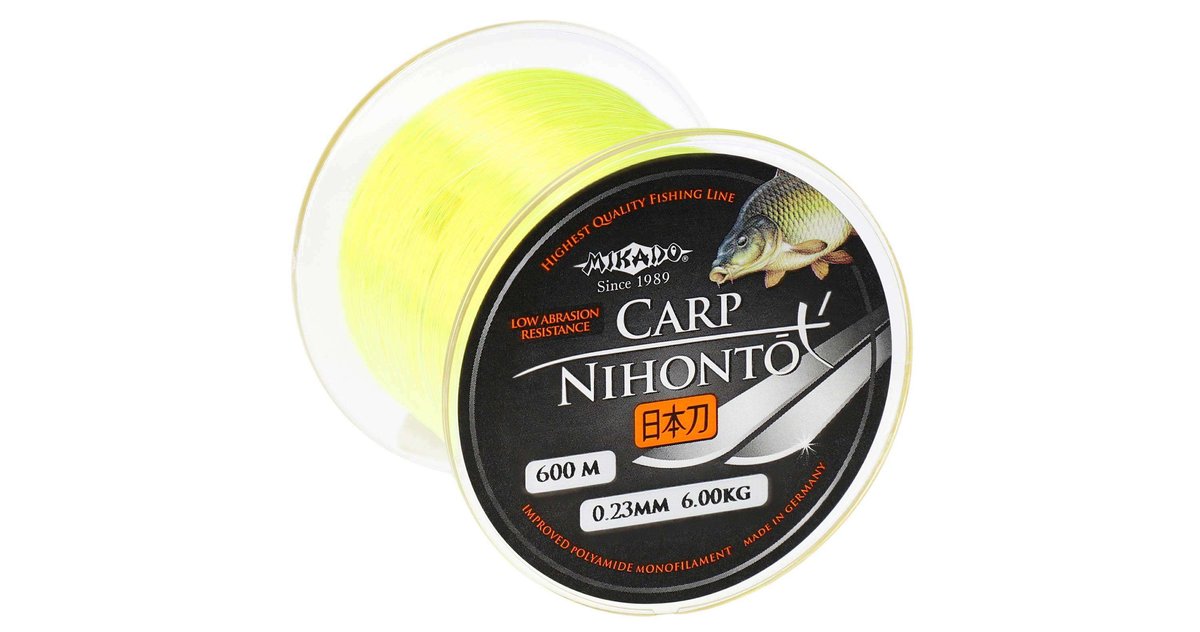 Mikado Żyłka Nihonto Carp 0,23 600m Fluo