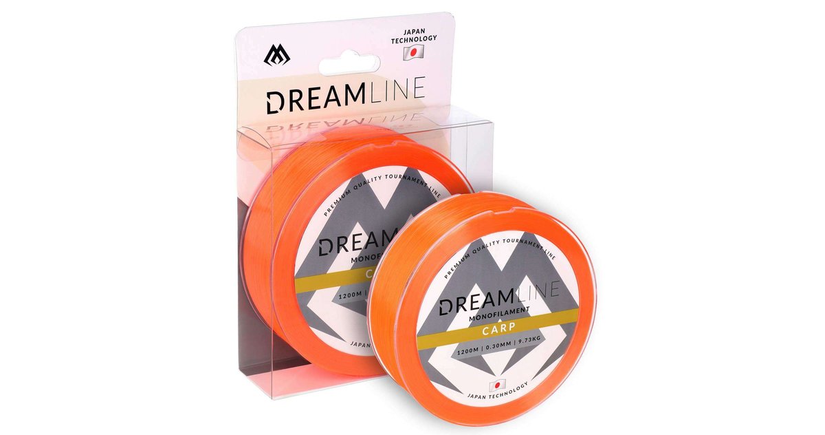 Mikado Żyłka Dreamline Carp 1200m 0,30mm Fluo Oran