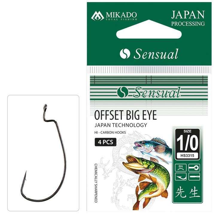 MIKADO Haczyk Sensual Offset Big Eye nr 8 5sztuk