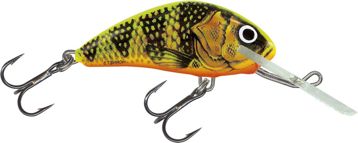 Salmo Wobler Hornet Floating 4cm Gold Fluo Perch