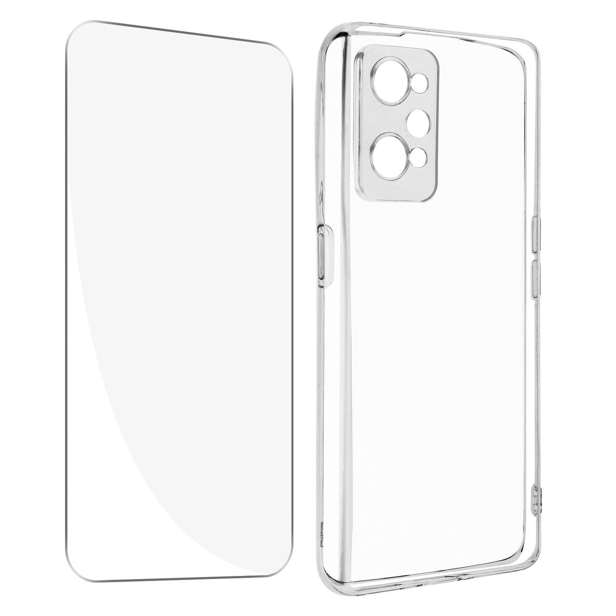 Etui do Realme GT Neo 2 i GT 2 Silikon i osłona ekranu 9H przezroczysta