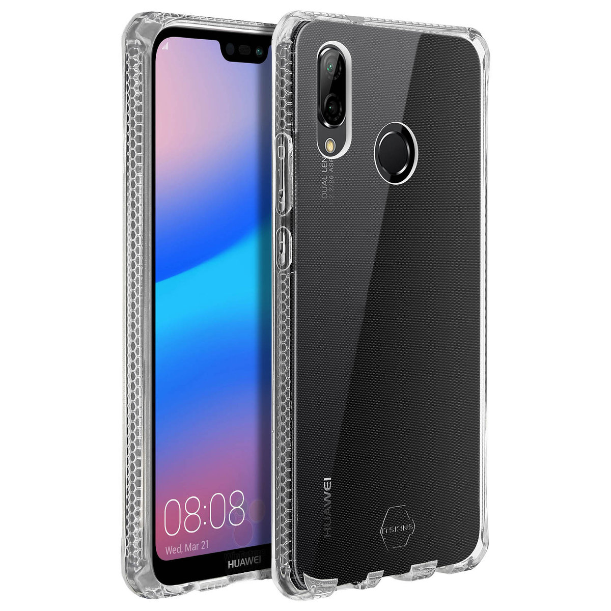 ITSkins Spectrum Case Huawei P20 Lite Silikonowy żel Anti Shock Falls 2m