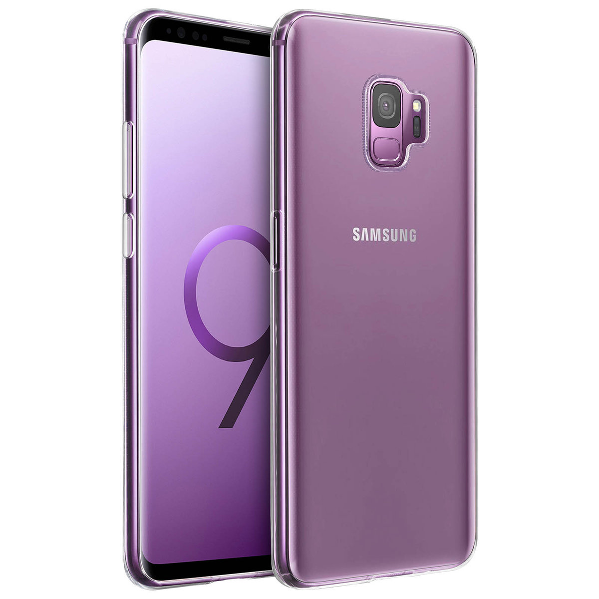 Ultra-przezroczyste etui, drugie etui o grubości 0,3 mm do Galaxy S9 – przezroczyste