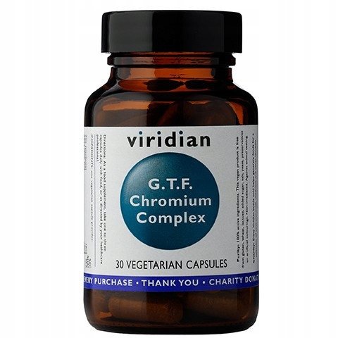 Viridian Chrom GTF Suplement Diety 30 kapsułek 5060003593157