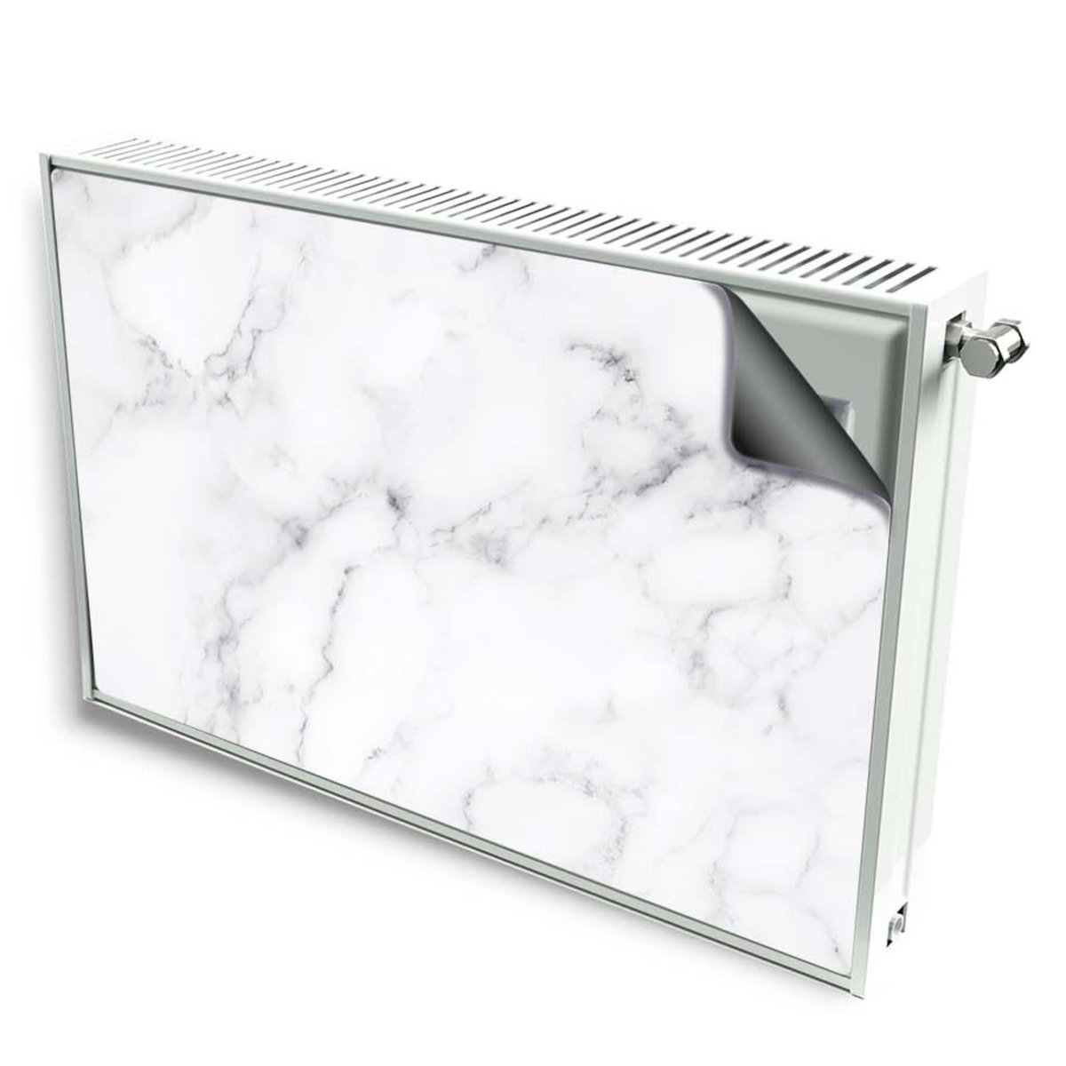 magnes mata magnetyczna kaloryfer dekor biały marmur