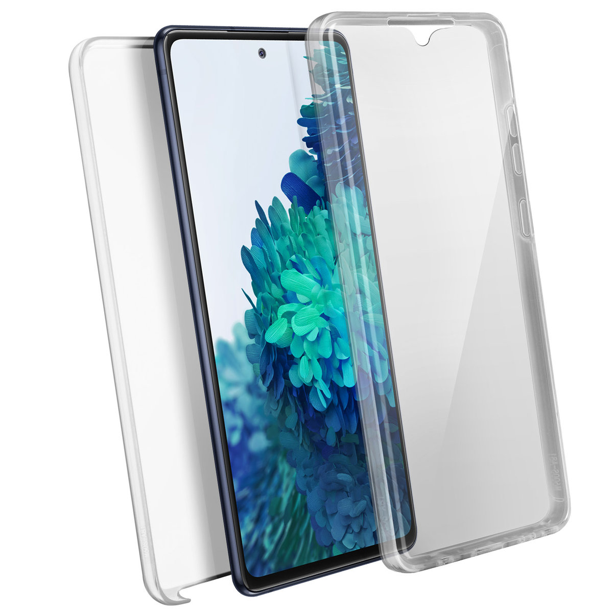 Etui Samsung Galaxy S20 FE Tylne twarde etui i miękkie przednie Przezroczyste