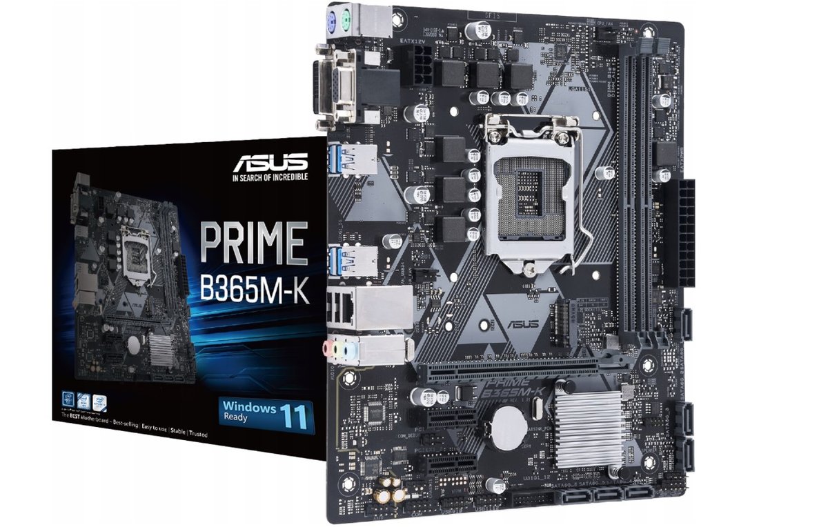 Asus Prime B365M-K płyta główna LGA 1151 (Socket H4) Micro ATX Intel B365