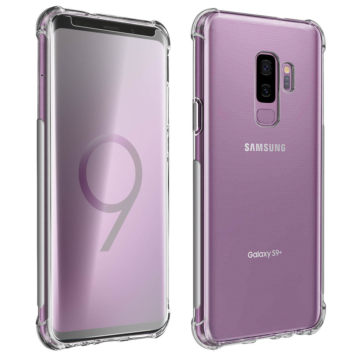 Protection Pack: pokrowiec na Galaxy S9 Plus i zabezpieczenie ekranu Tempered Glass 9H