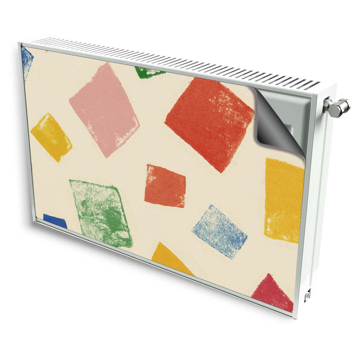 magnes mata magnetyczna kaloryfer dekor kolorowe kwadraty