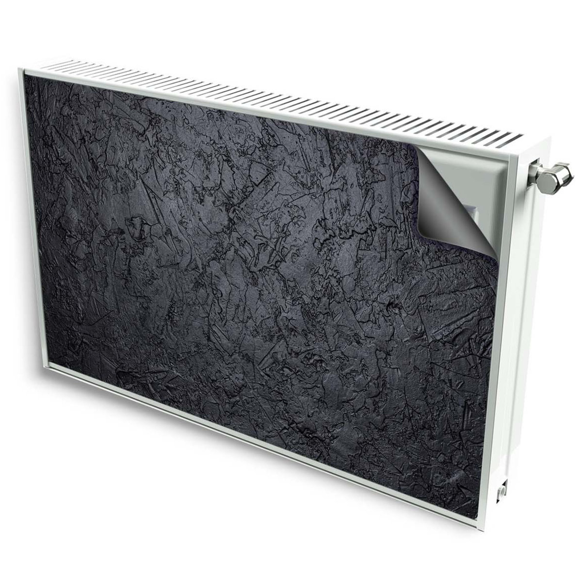 magnes mata magnetyczna kaloryfer dekor czarny kamień