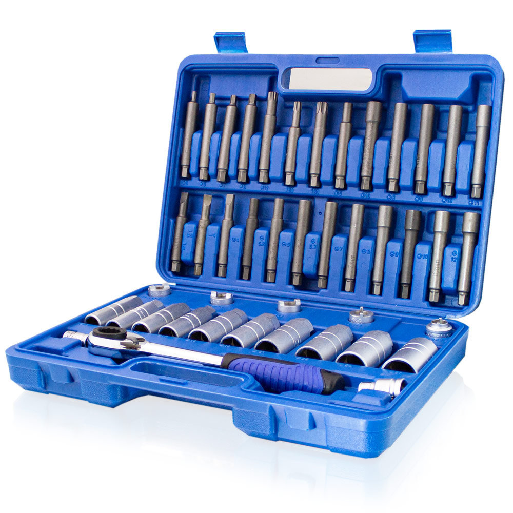 Zestaw Kluczy Do Demontażu Amortyzatorów 43 Elementy W Zestawie