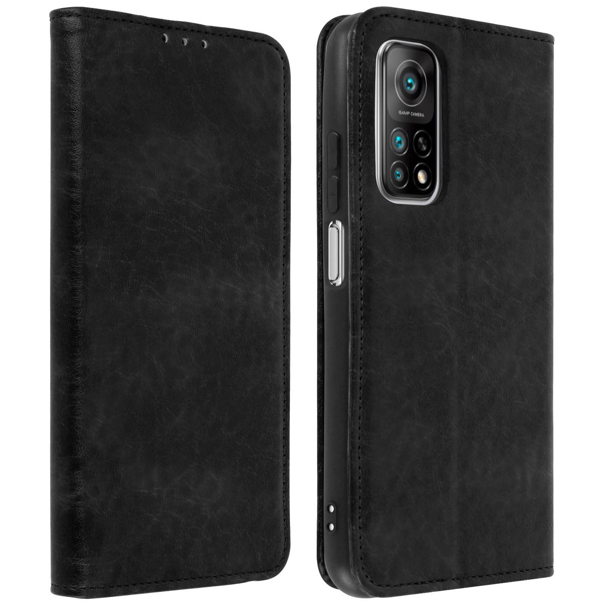 Tylna obudowa do obsługi wideo Xiaomi Mi 10T /10T Pro, design Vintage - czarna